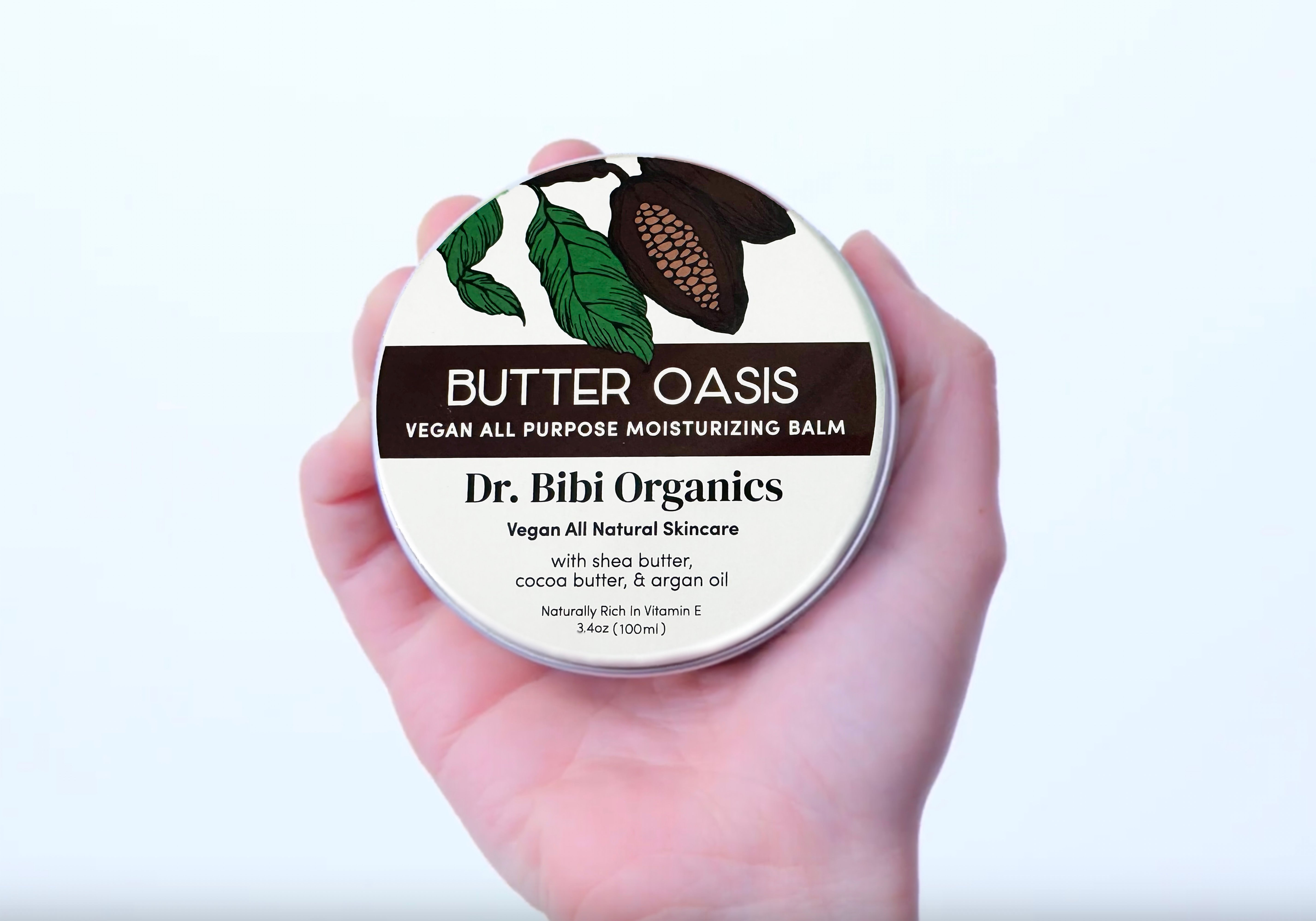 Butter Oasis Moisturizing Balm - Organic Shea Butter, Organic Cocoa Butter & Organic Argan Oil Formula