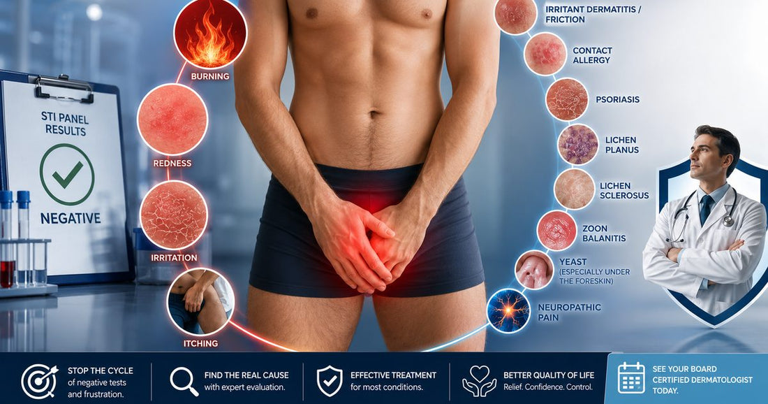 Why Your Penis Burns — But Every Test Comes Back Negative