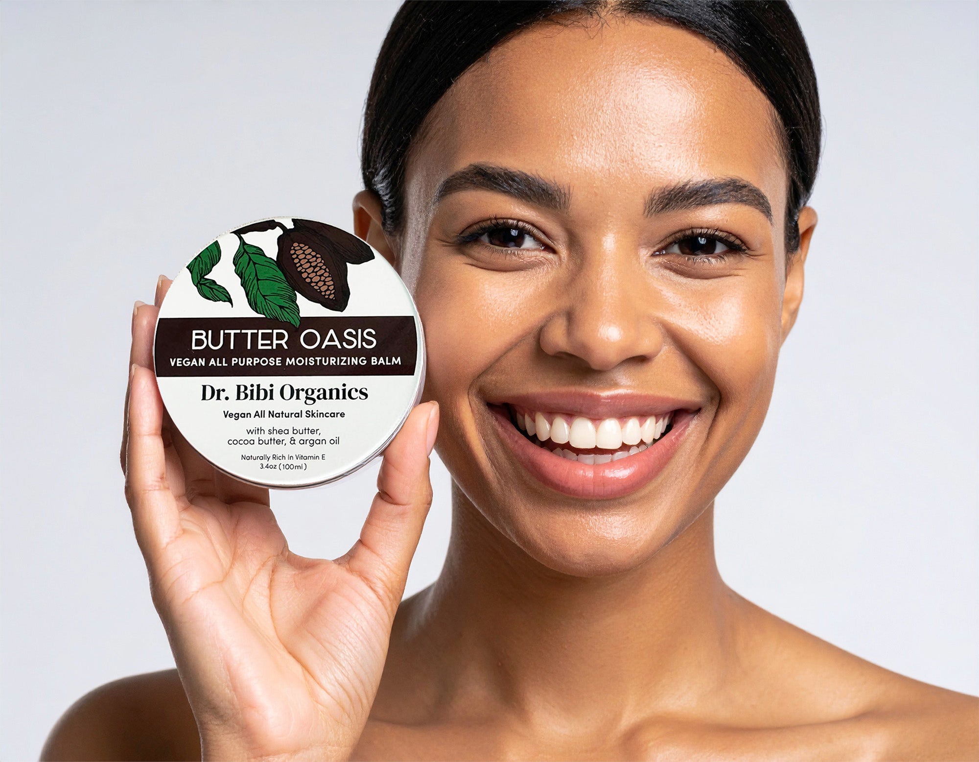 Butter Oasis Moisturizing Balm - Organic Shea Butter, Organic Cocoa Butter & Organic Argan Oil Formula