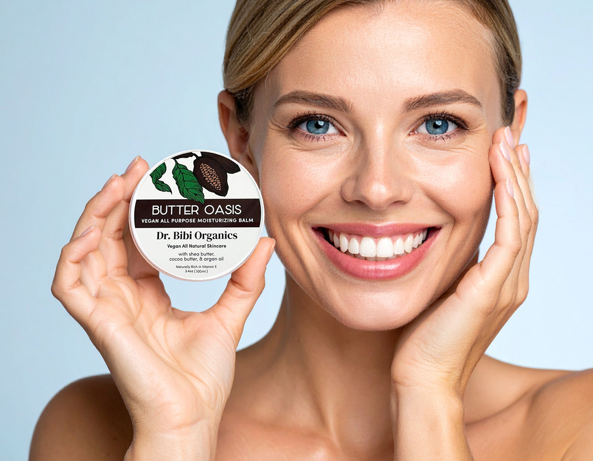 Butter Oasis Moisturizing Balm - Organic Shea Butter, Organic Cocoa Butter & Organic Argan Oil Formula