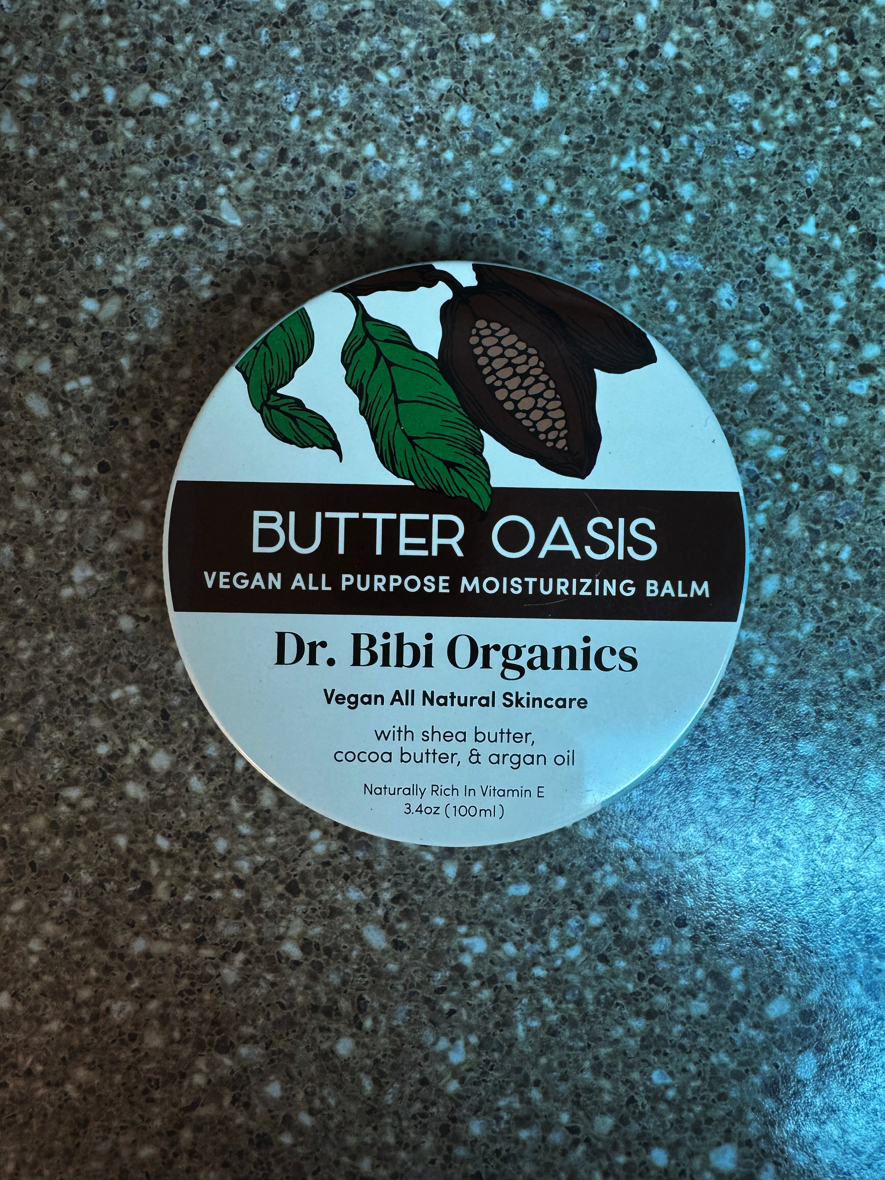 Butter Oasis Moisturizing Balm - Organic Shea Butter, Organic Cocoa Butter & Organic Argan Oil Formula