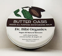 Butter Oasis Moisturizing Balm – Hydrating, Nourishing Skin Relief for Dryness, Cracks, & Rough Patches  Dr. Bibi Organics, 4 oz