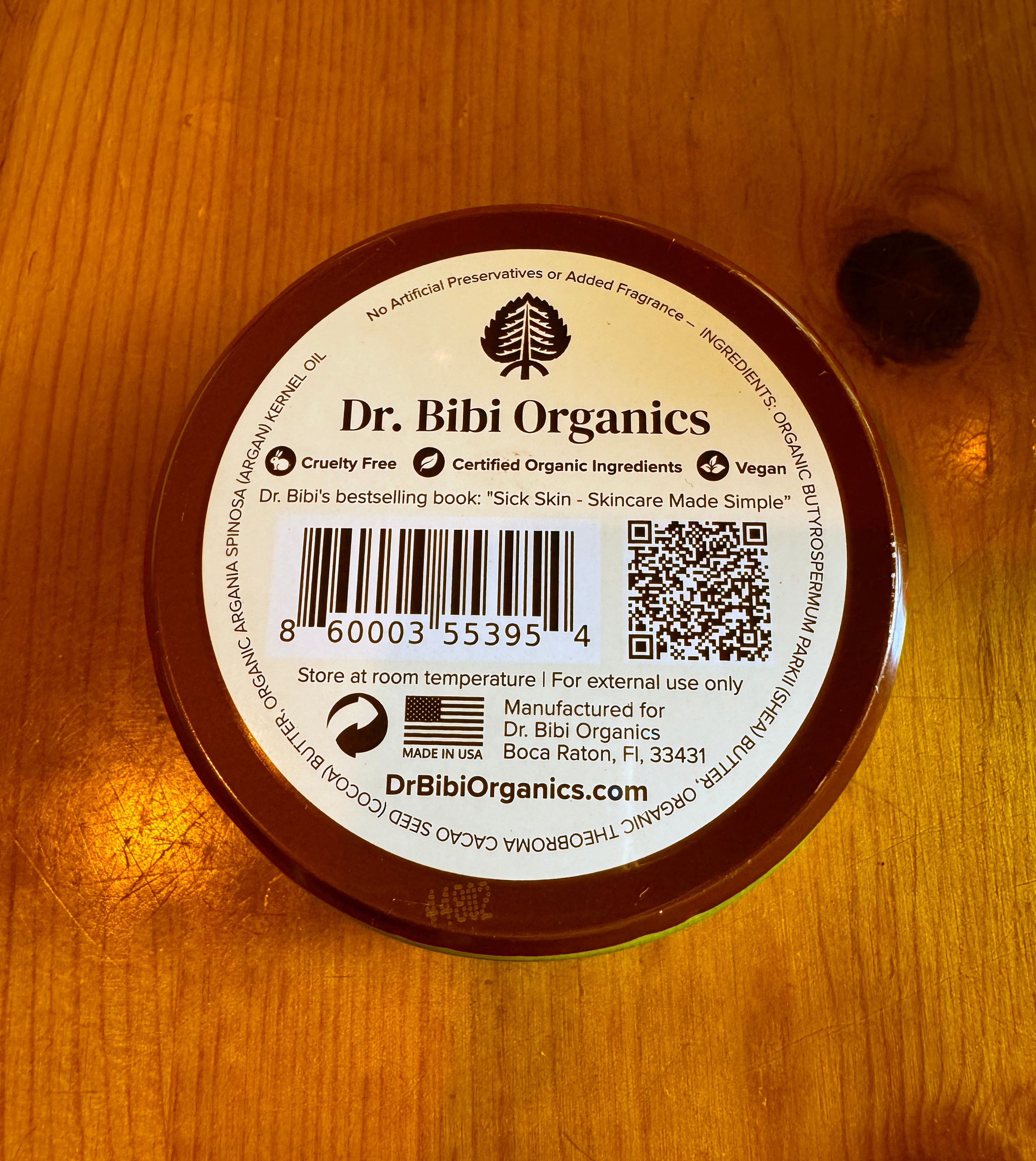 Butter Oasis Moisturizing Balm - Organic Shea Butter, Organic Cocoa Butter & Organic Argan Oil Formula